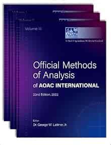 aoac 980.13|AOAC: Official Methods of Analysis, 1980 .